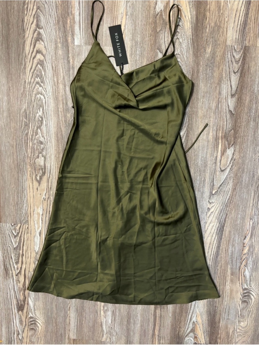 NWT WHITE FOX Be My Lover Midi Dress Olive - XL